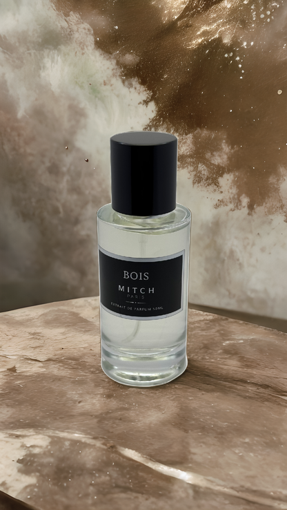 Parfum Bois mixte - boisé gourmand - Mitch Paris 50 ml