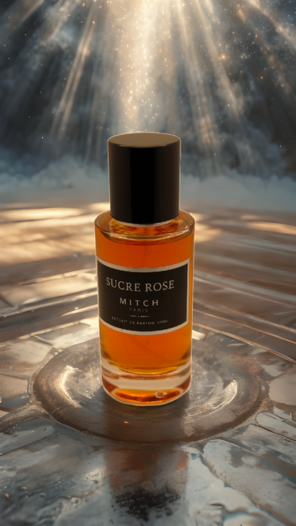 Parfum Sucre Rose mixte - gourmand floral - Mitch Paris 50 ml